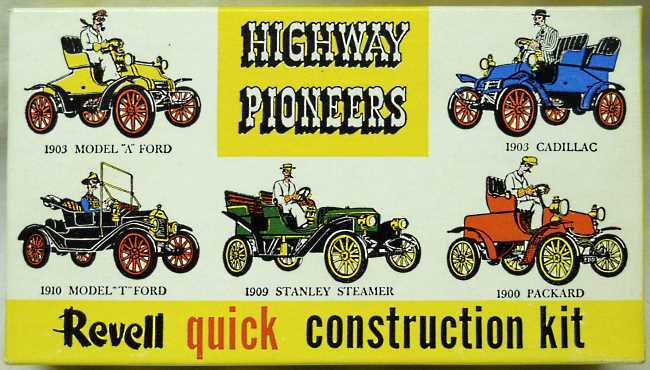 Revell 1/32 1909 Stanley Steamer Highway Pioneers, H34 plastic model kit